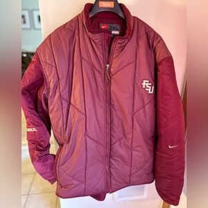 Nike Men’s FSU Puffer Winter Jacket 2XL